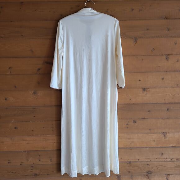 Vintage JC Penney Night Gown Robe 2 Piece Set Small 70's Retro Floral Cottage - Picture 12 of 12